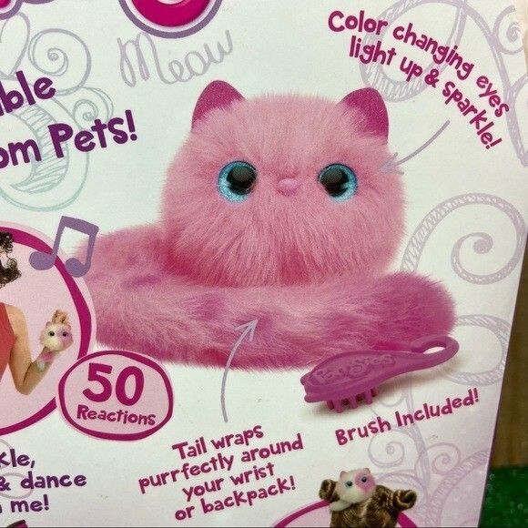 Pomsies: Blossom Plush Wearable Interactive Toy - Picture 3 of 6